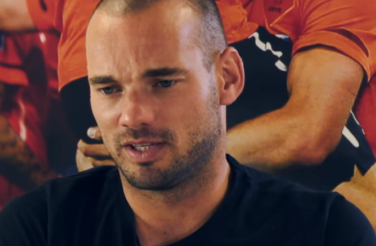 Wesley Sneijder richt zijn pijlen nu op Nikkie Plessen