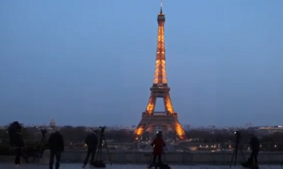 avondklok Frankrijk mist effect