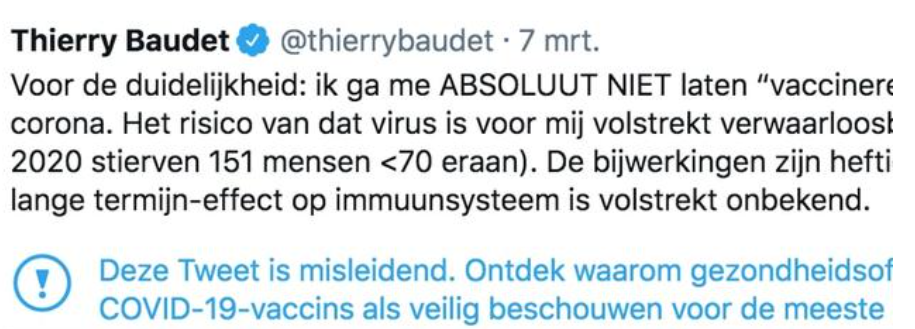 Baudet tweet