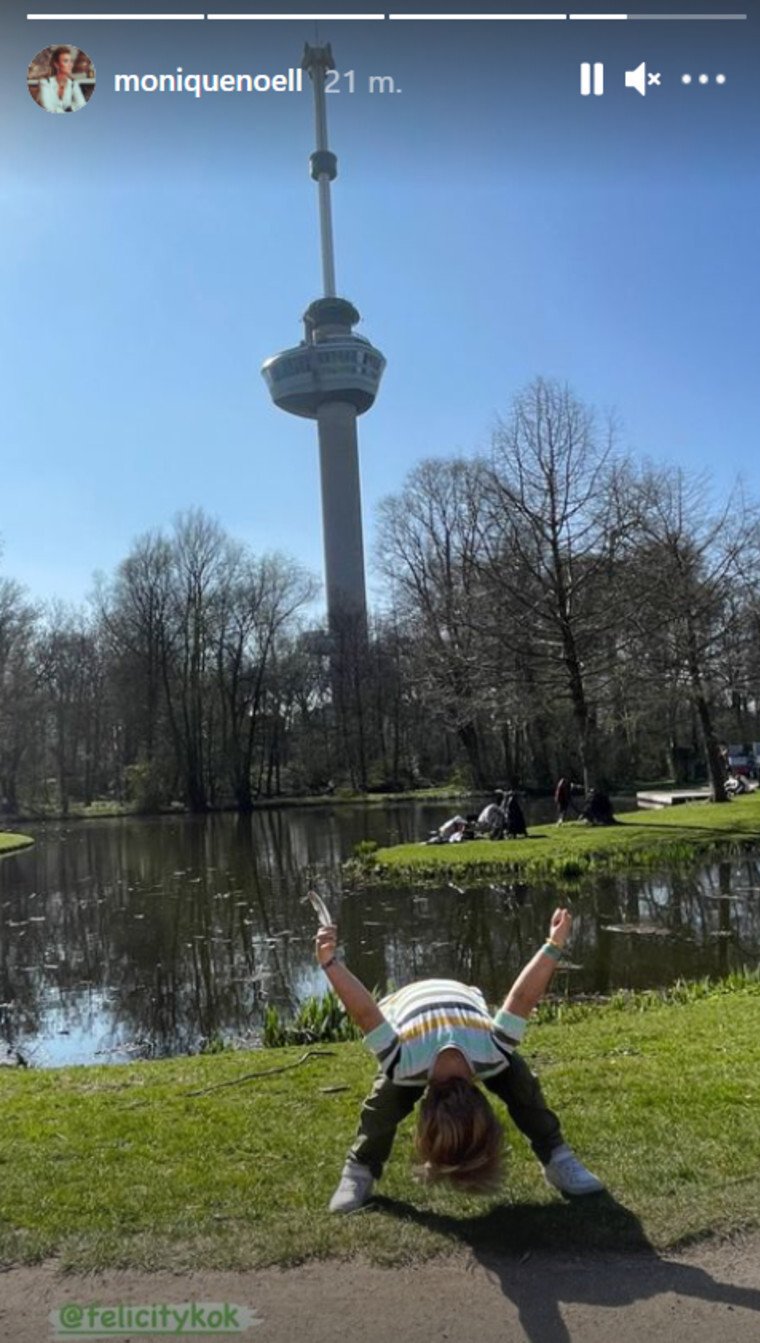 André junior in het park