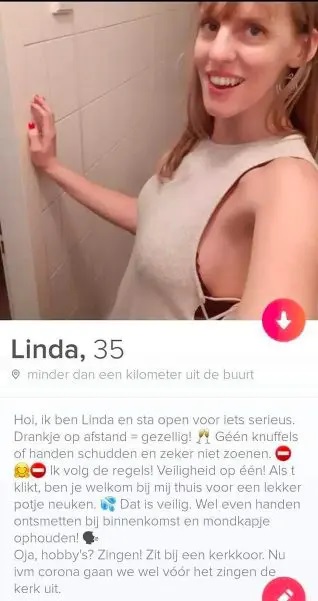 Tinder profiel Linda