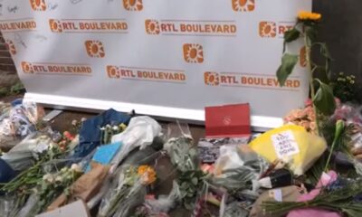 RTL Boulevard studio met bloemen